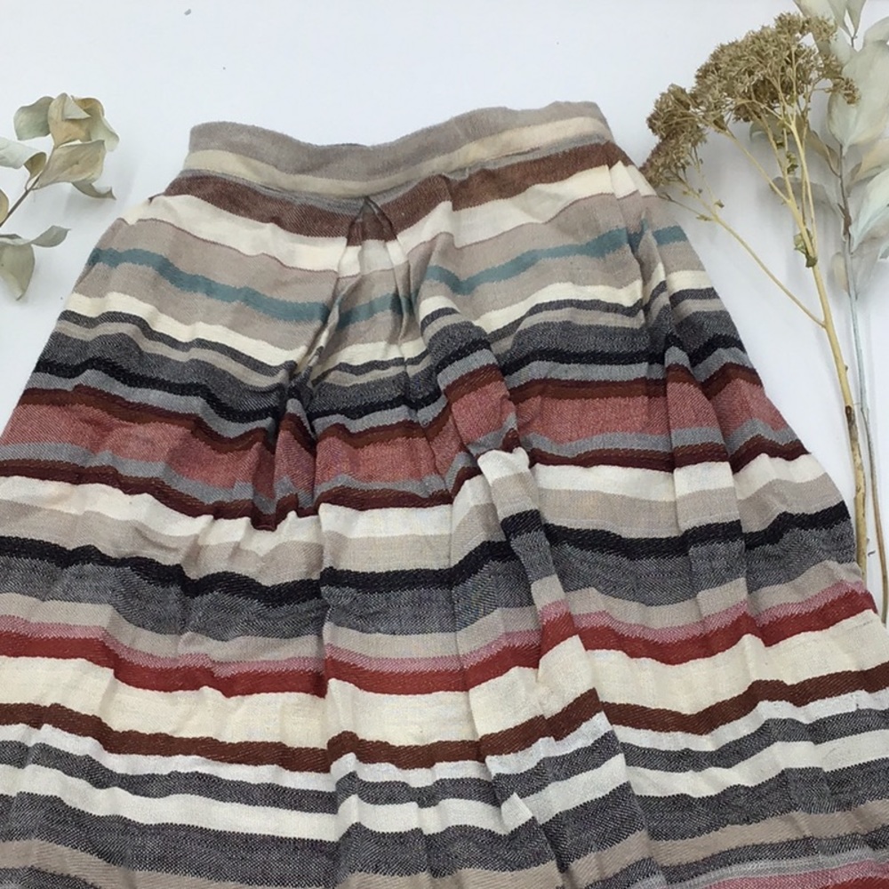 The Odells EUC 100% Cotton Striped skirt